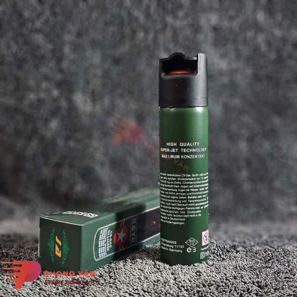 Bình xịt hơi cay NATO 110ml - Hình ảnh 2